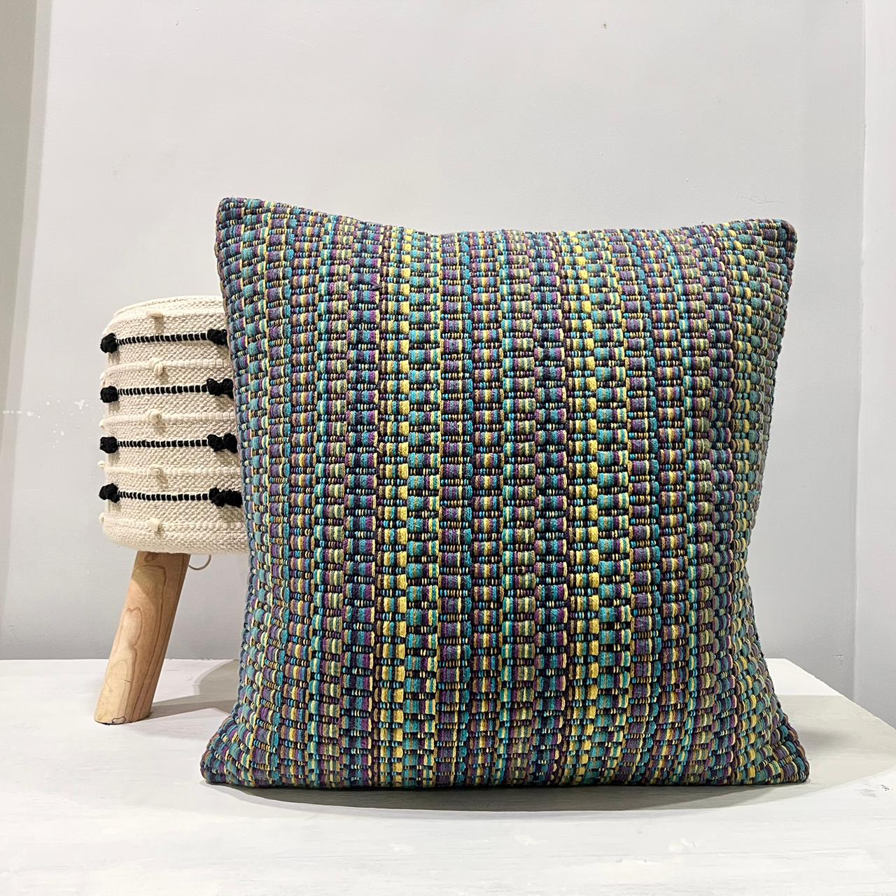 Export House Cotton Boho Cushion Cover -  Size:50cm X 50cm (20" X 20")
