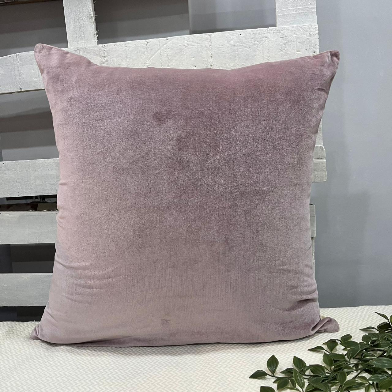 Export House Velvet Plain Cushion Cover -  Size:60cm X 60cm (24" X 24")