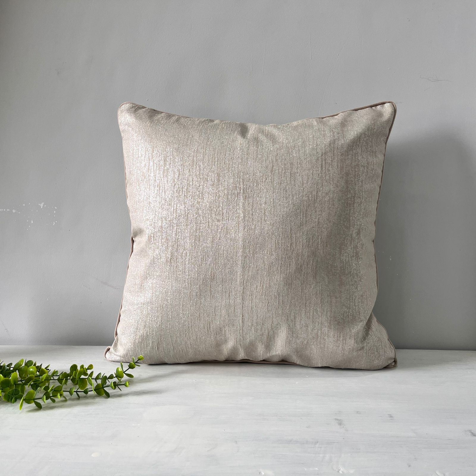 Export House Jacquard Plain Cushion Cover -  Size:60cm X 60cm (24" X 24")