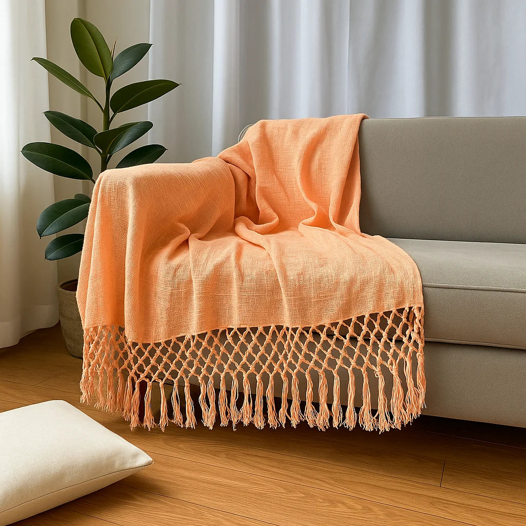 Throw Soft Peach