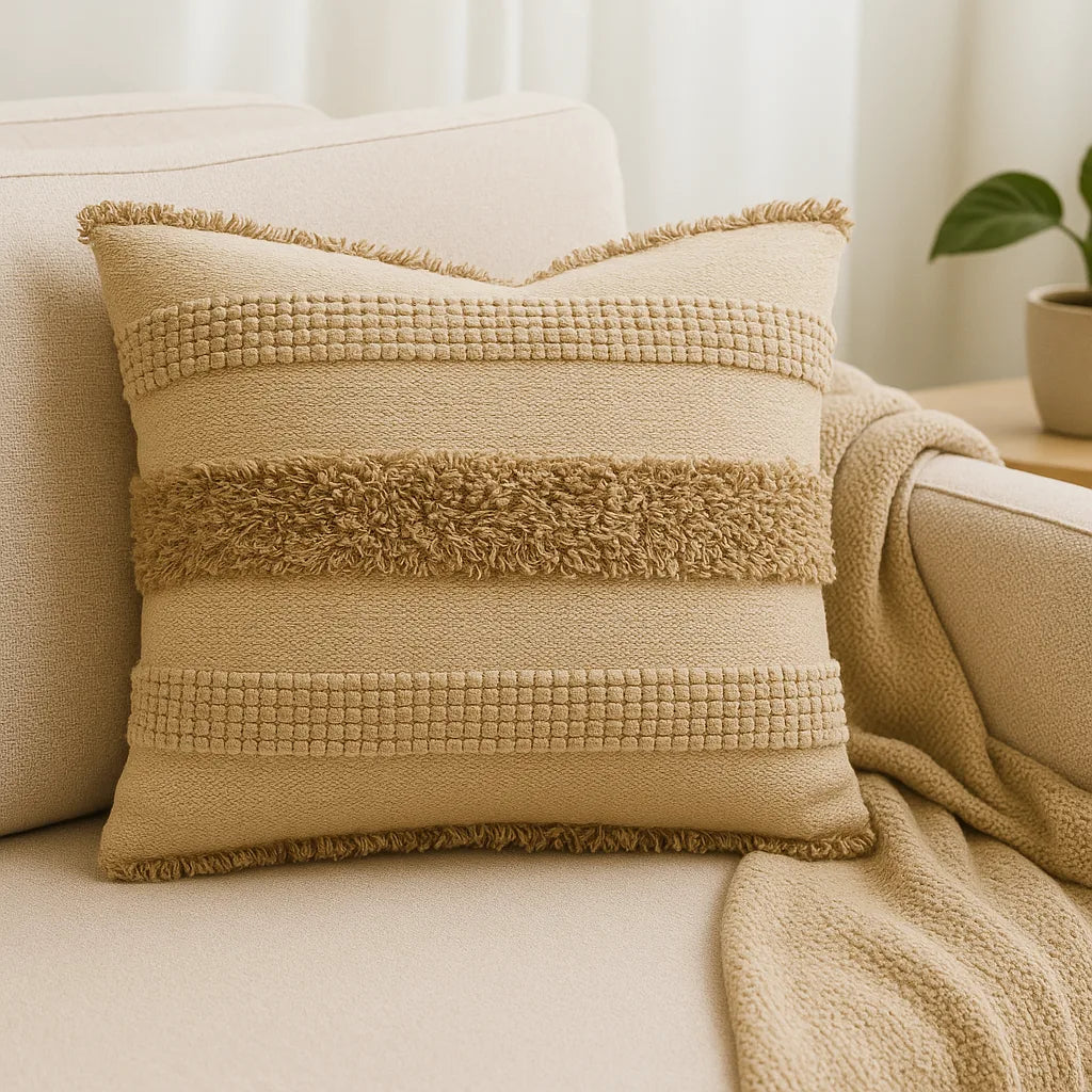 Desert sands weave - Premium Cushion Cover