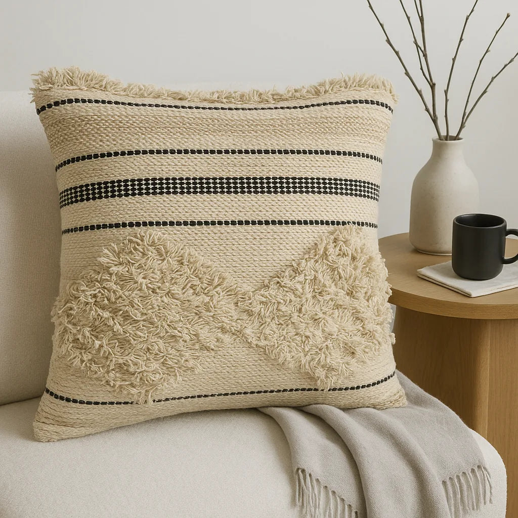 Squared striped - Premium Cushion Cover