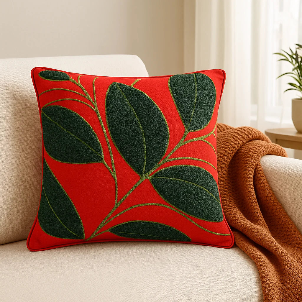 Leafy Haven - Premium Cushion Covers