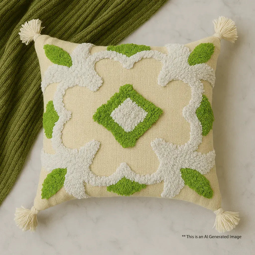 White willow garden - Premium Cushion Cover