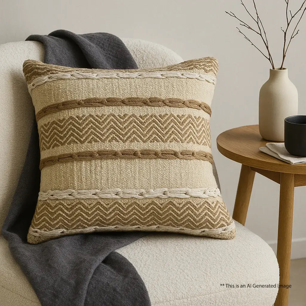 lvory Loom - Premium Cushion Cover