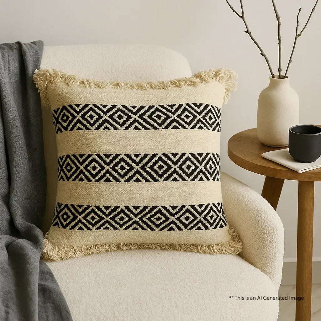 Shadow strip - Premium Cushion Cover