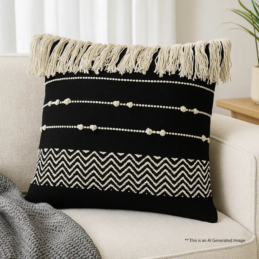 Midnight thread - Premium Cushion Cover