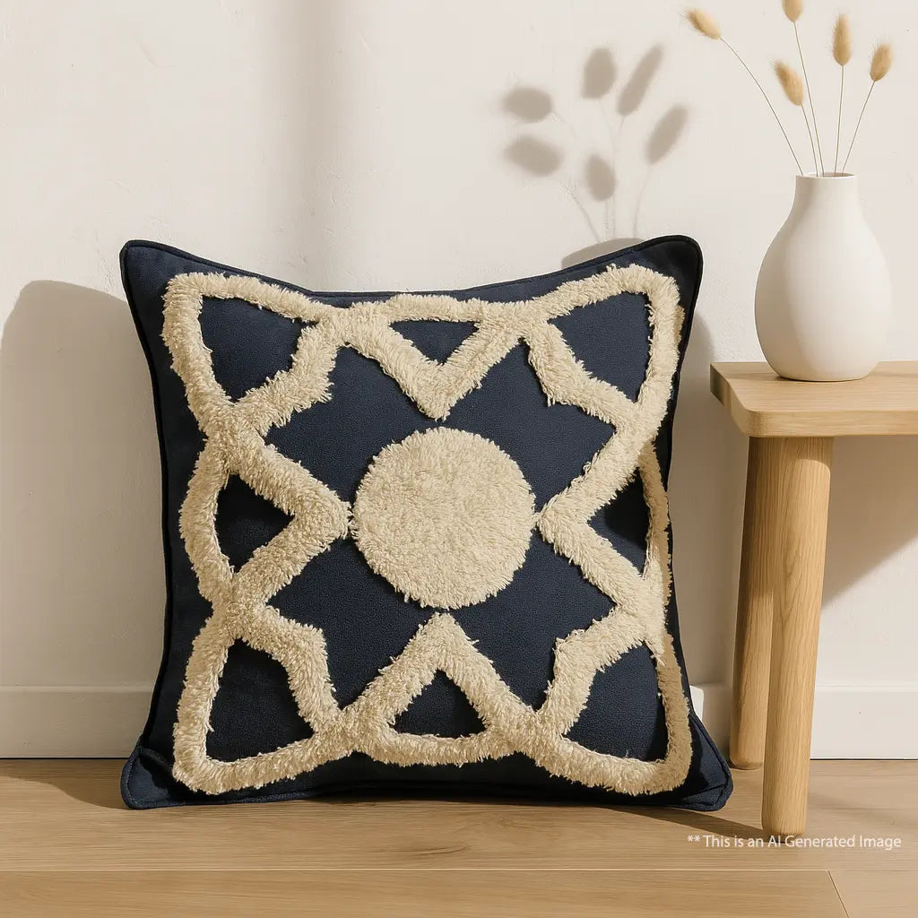 Midnight sky - Tufted Premium Cushion Cover