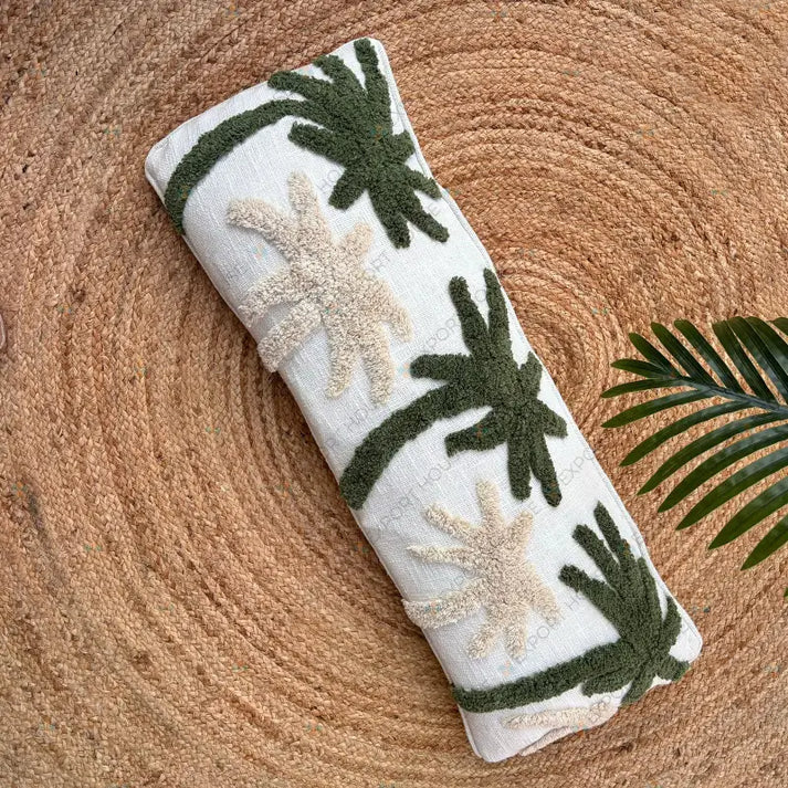 Cotton Tufted Cushion Cover, Size:30cm x 91cm (12" x 36")