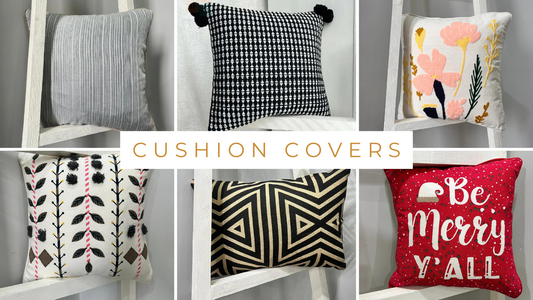 High-Quality Cushion Covers Collection at Export House Home Decor!