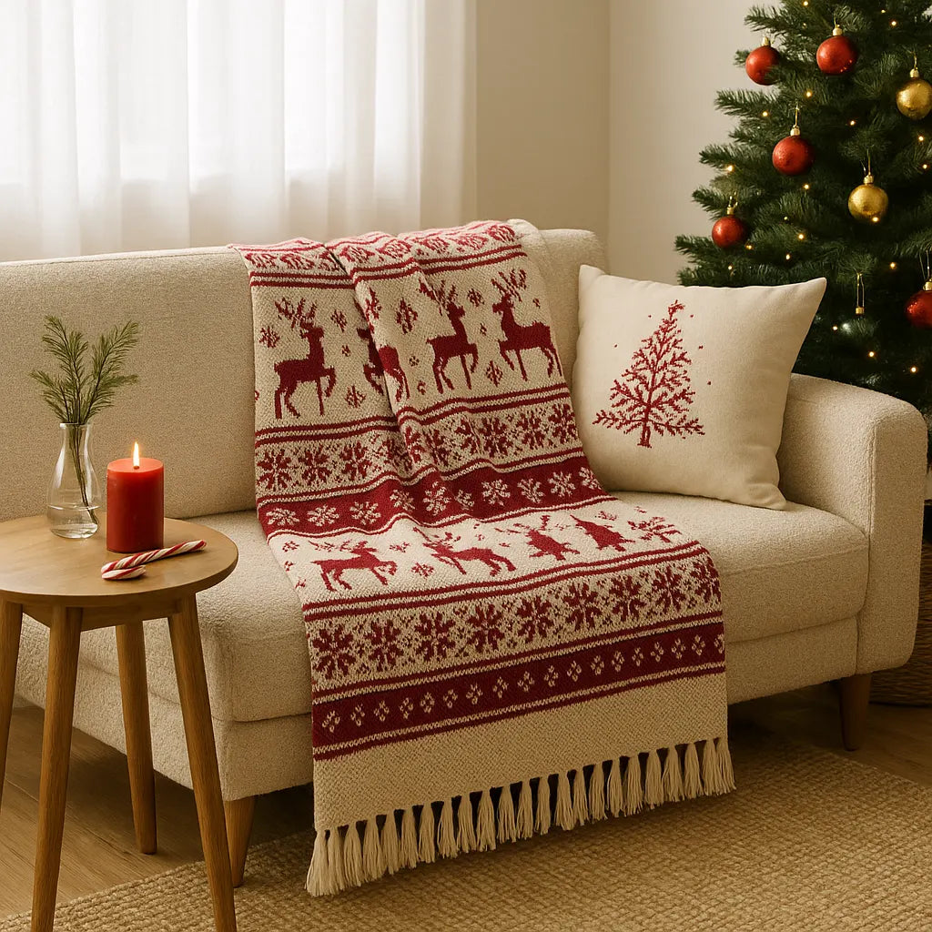 Christmas Sofa Throws