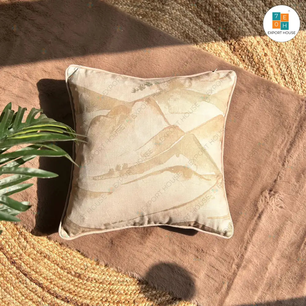 Cotton Printed Printed Cushion Cover, Size:40cm X 40cm (16" X 16")