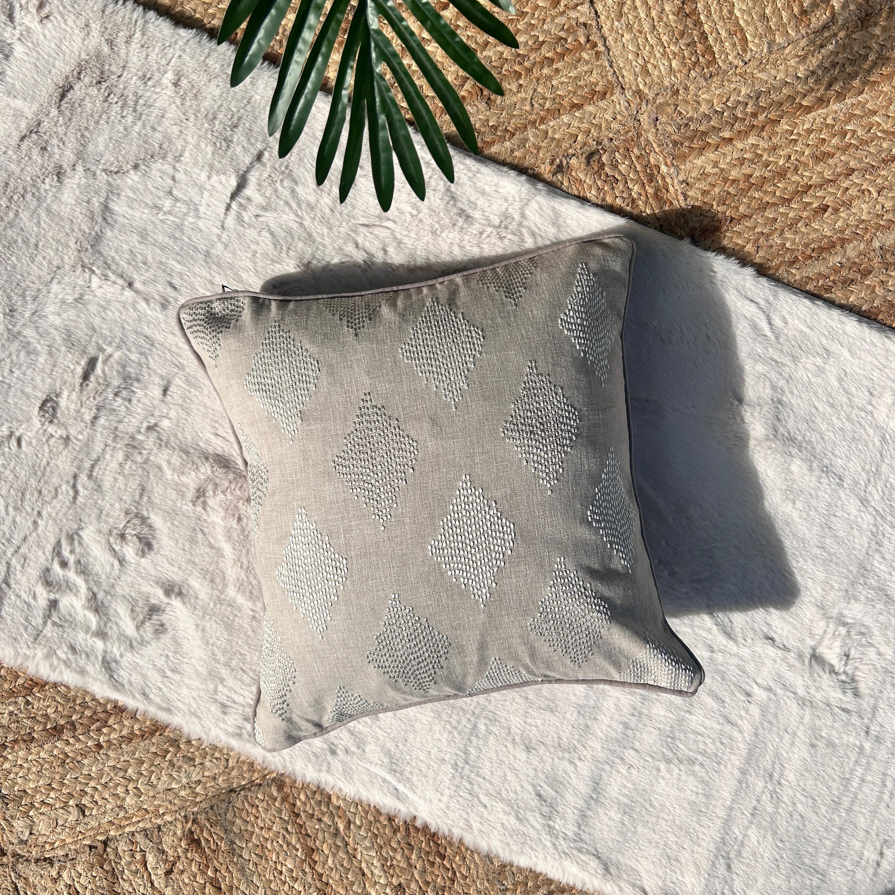 Embroidered Cushion Cover
