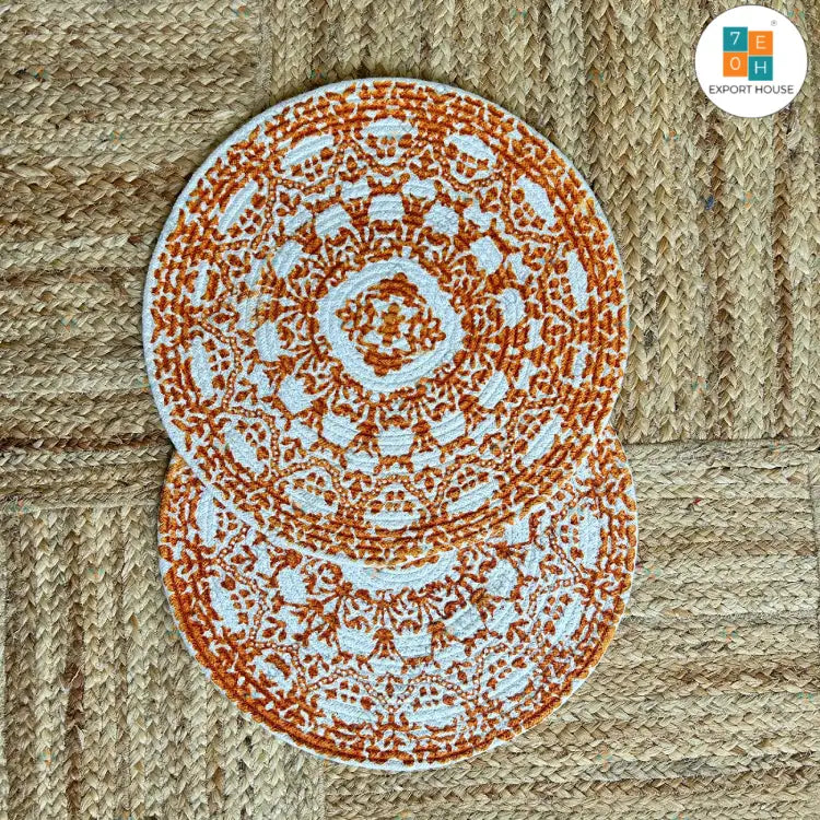 Round cotton mats