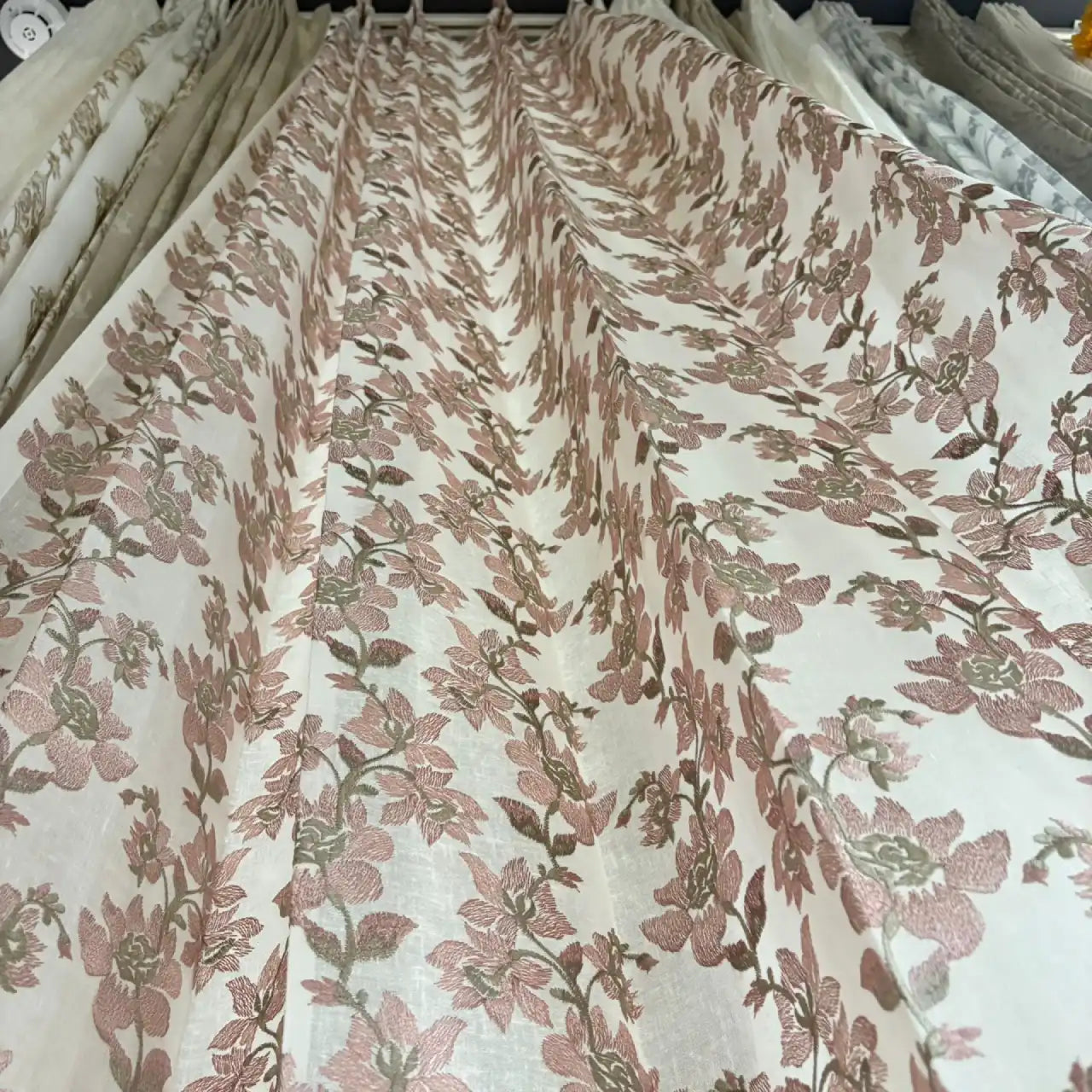 Premium Embroidered Sheer Curtain