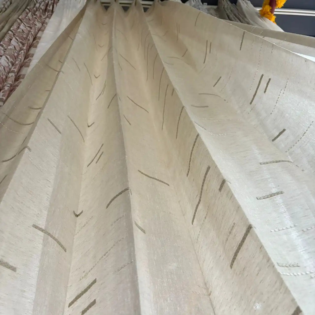 Premium Embroidered Sheer Curtain