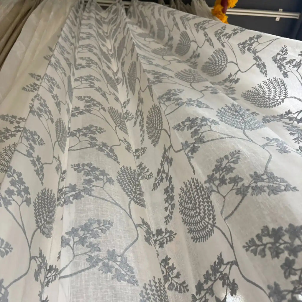 Premium Embroidered Sheer Curtain