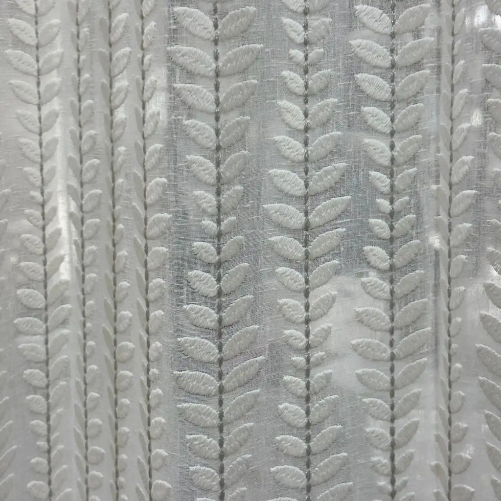 Premium Embroidered Sheer Curtain
