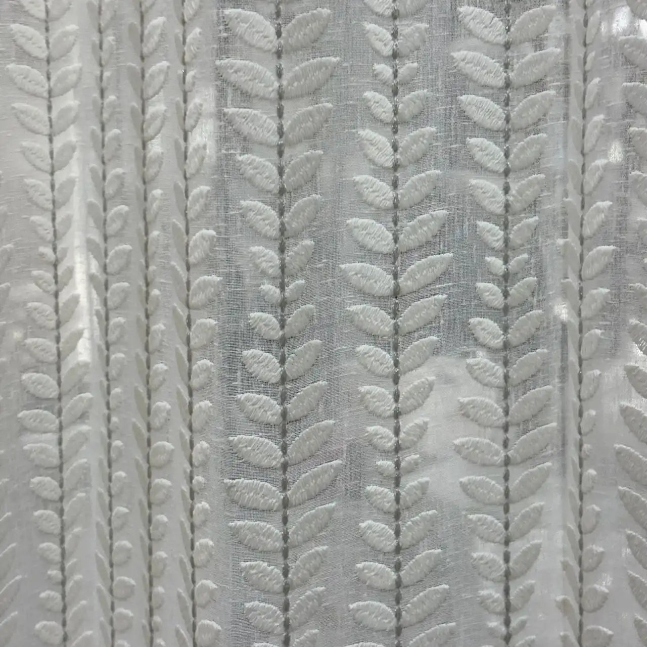 Premium Embroidered Sheer Curtain