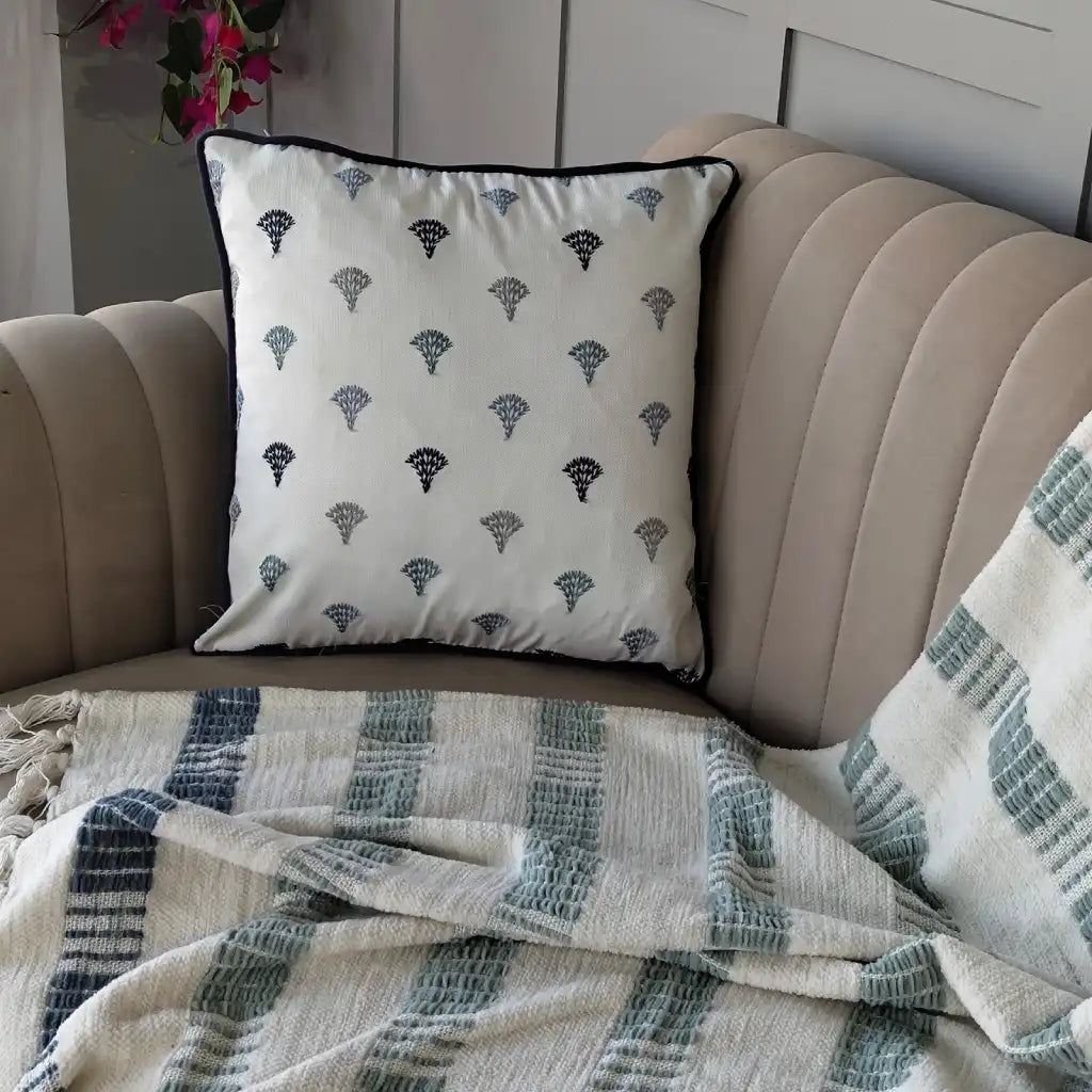 Embroidered Cushion Cover