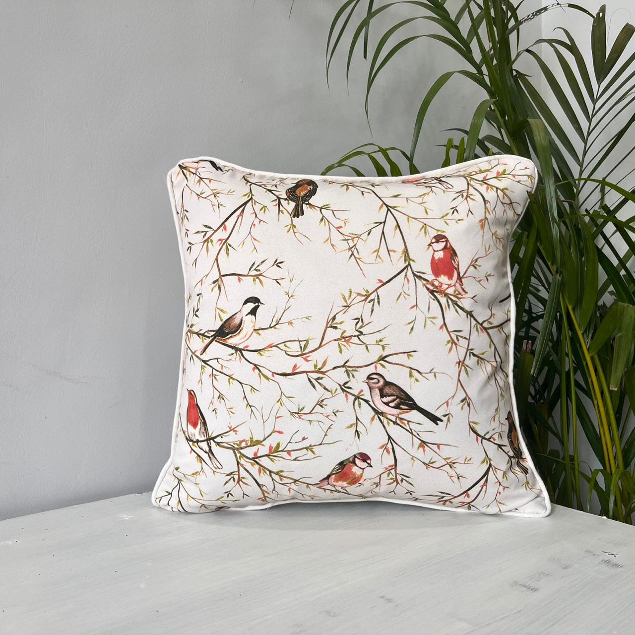 Surplus Cushion Cover Size: 40cm X 40cm (16" X 16") Material: Jacquard Style: Printed in just Rs. 350.00, (Printed Jacquard Cushion Cover - 16x16 inch Square by Export House )