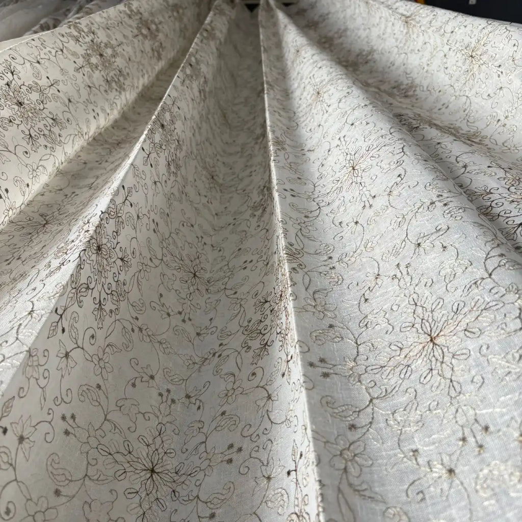 Premium Embroidered Sheer Curtain