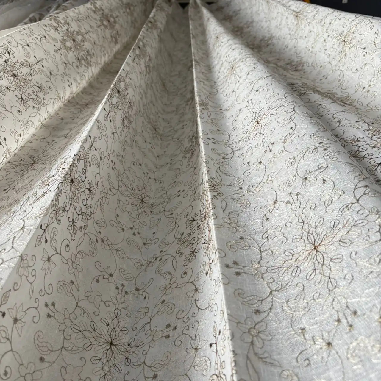 Premium Embroidered Sheer Curtain