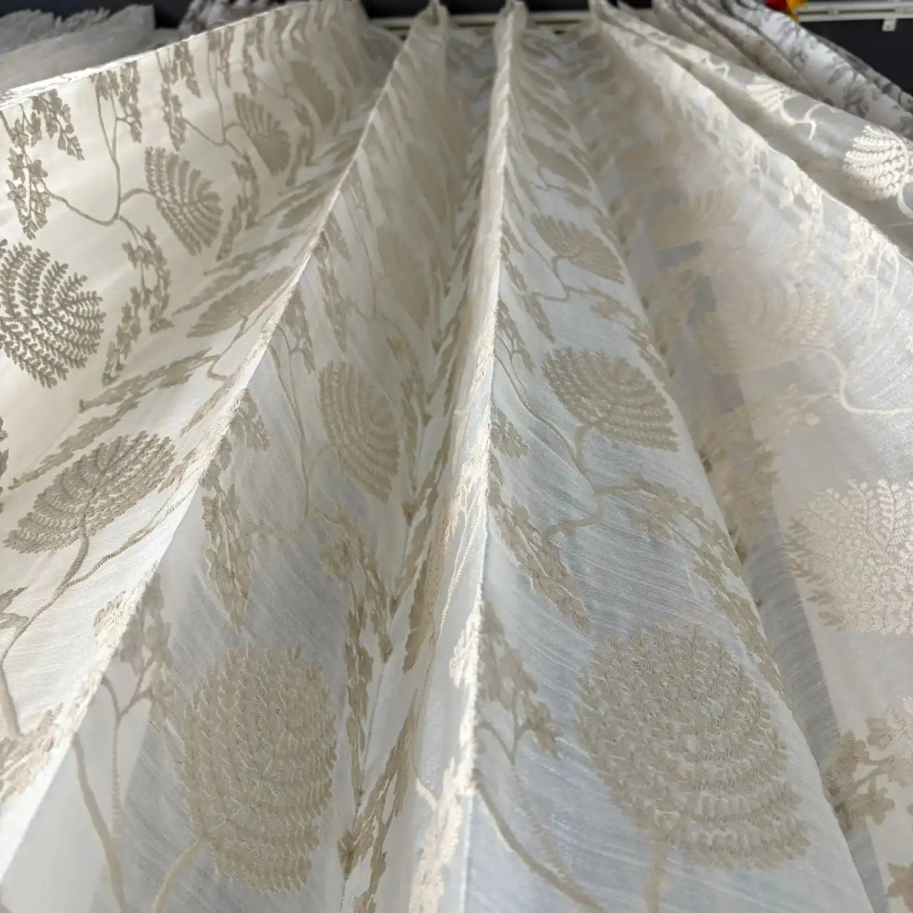 Premium Embroidered Sheer Curtain