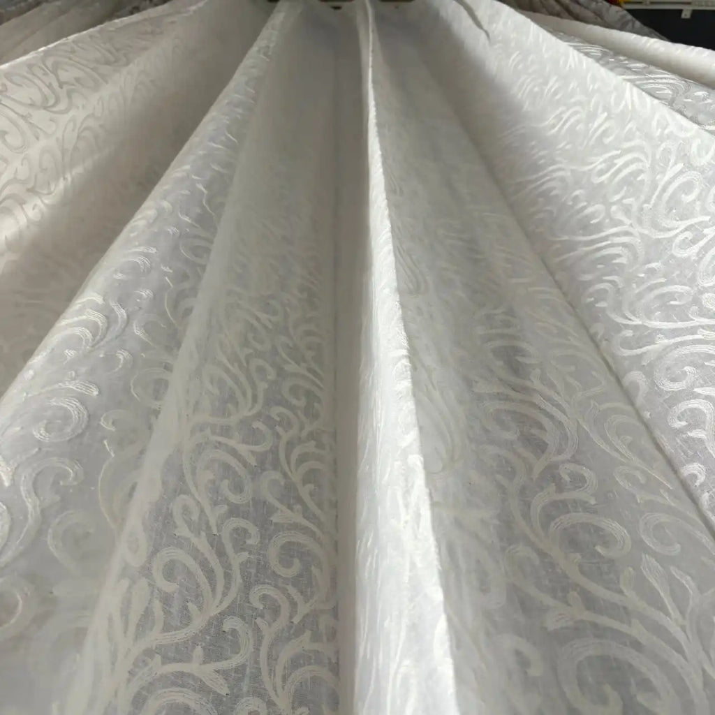 Premium Embroidered Sheer Curtain