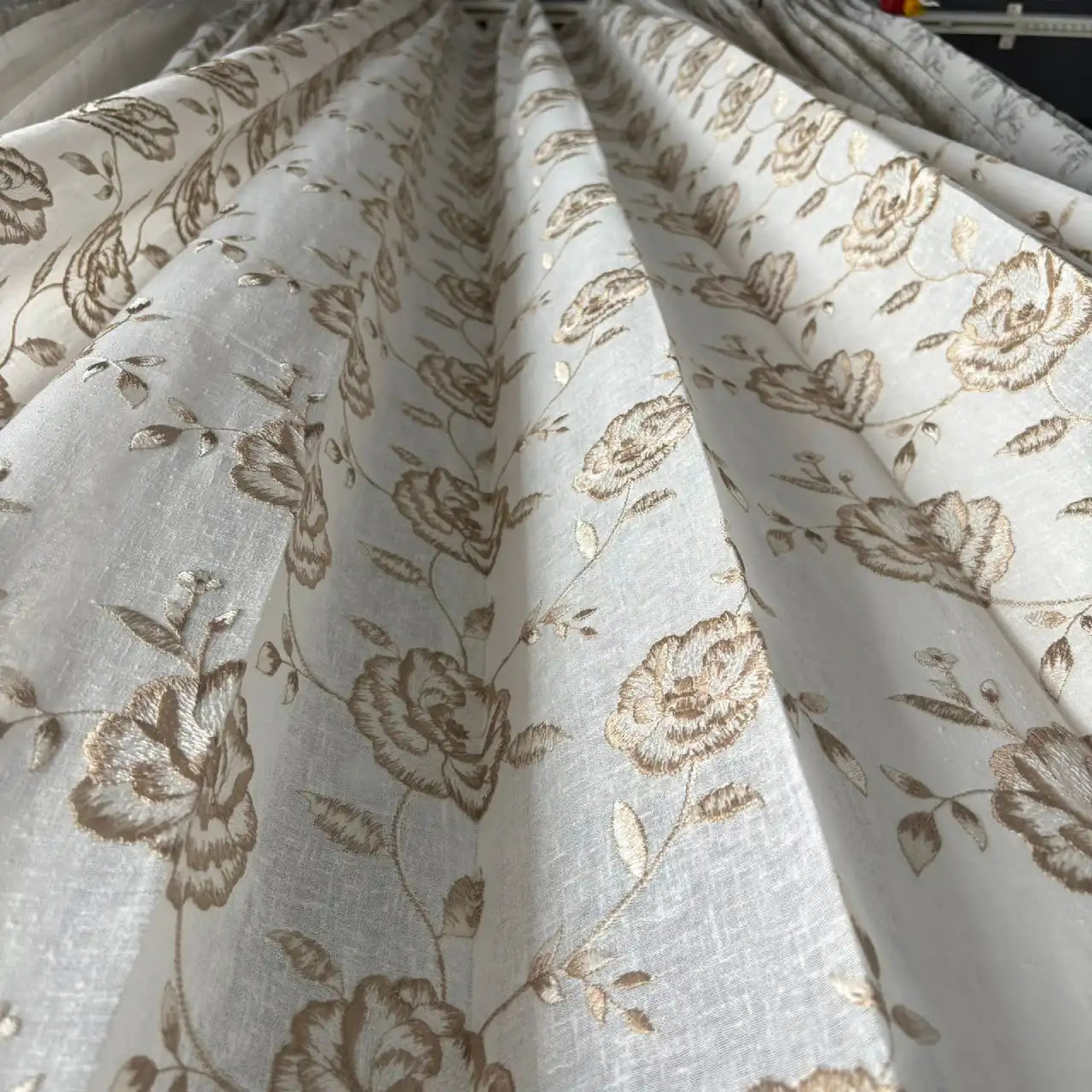 Premium Embroidered Sheer Curtain