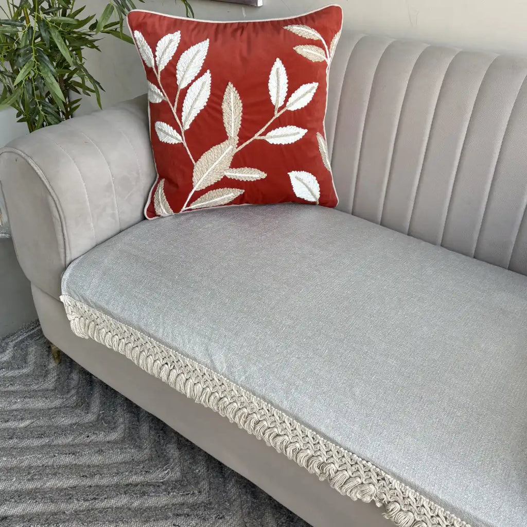 Sofa Cover with tassels