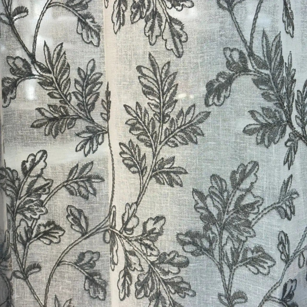 Premium Embroidered Sheer Curtain