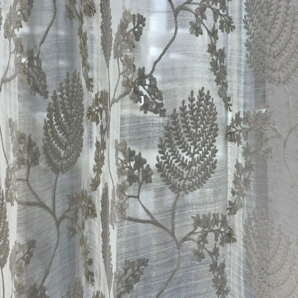 Premium Embroidered Sheer Curtain
