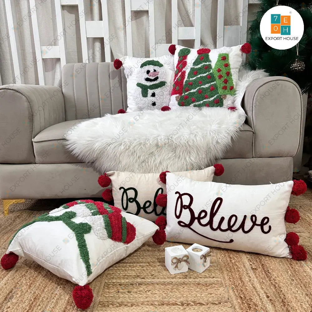 Christmas Cushion cover - Set of 5