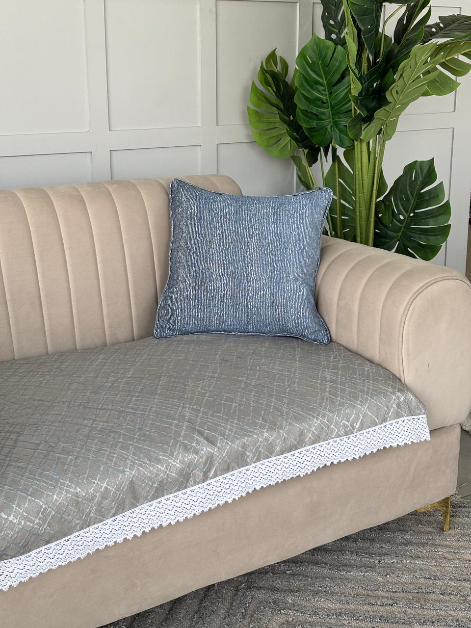 Sofa Cover with tassels