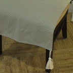 Seaglass Green Designer Chair Cover with Tassels