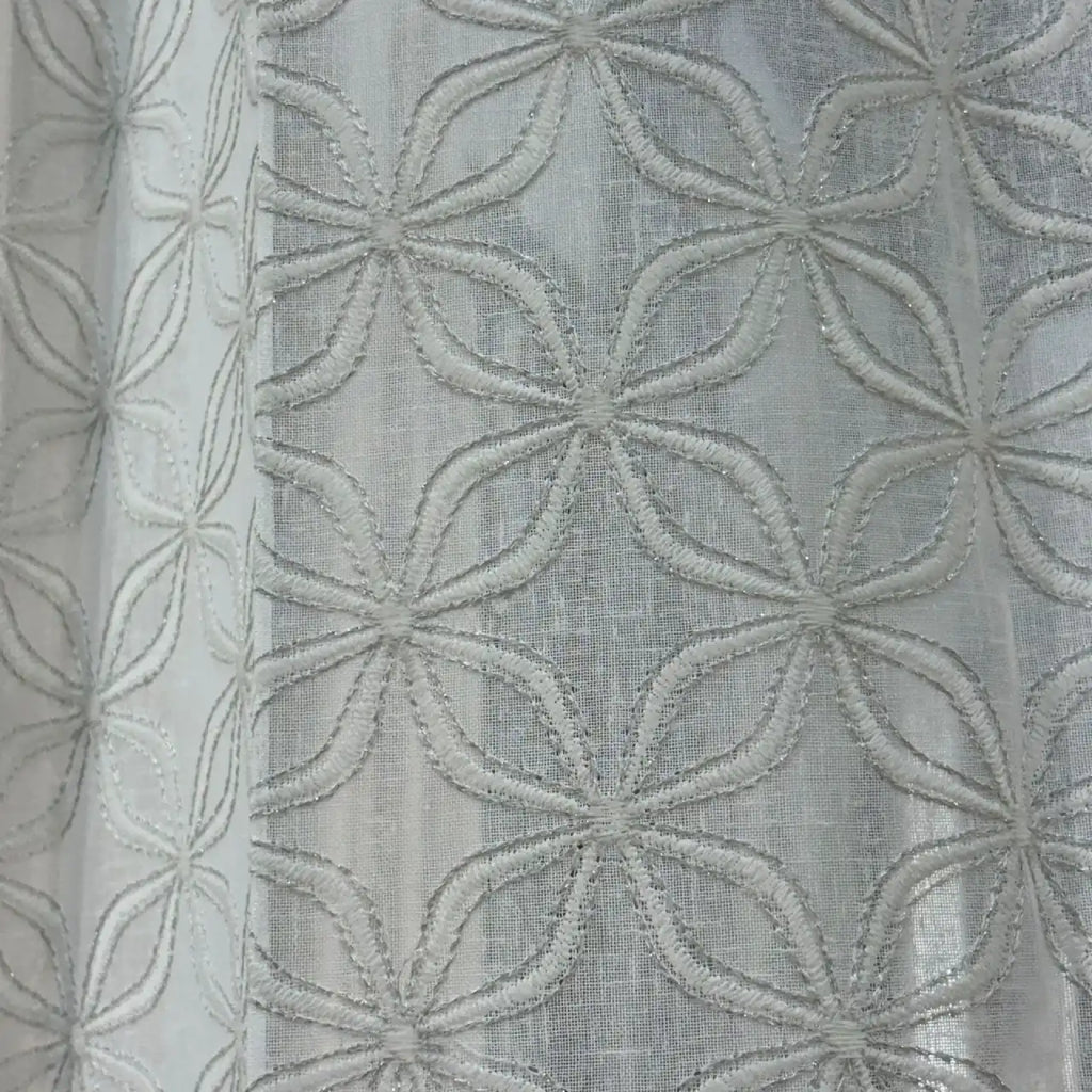Premium Embroidered Sheer Curtain