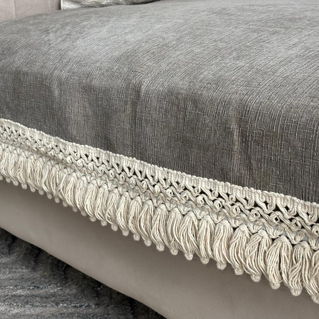 Sofa Cover with tassels