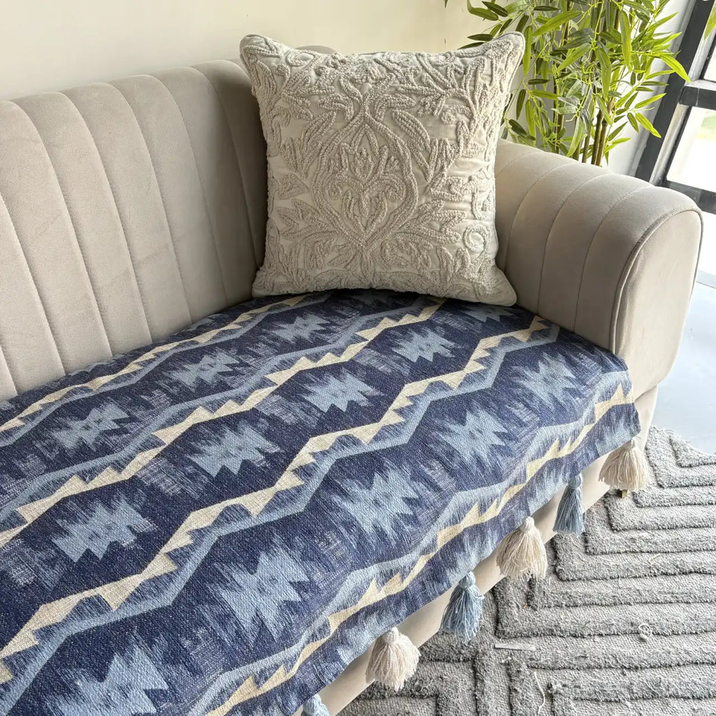 Sofa Cover with tassels
