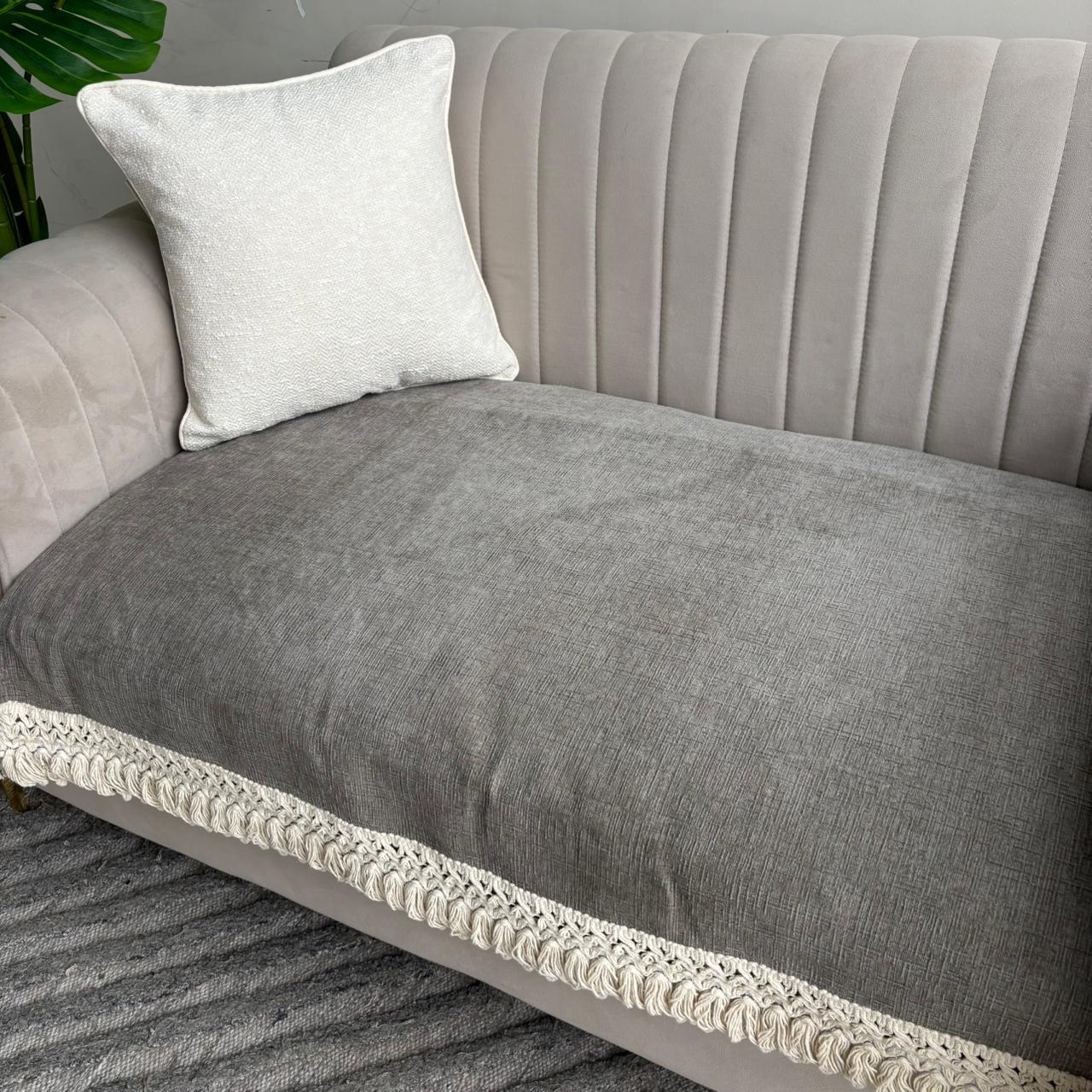 Sofa Cover with tassels