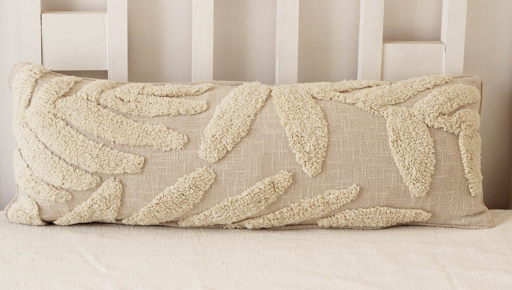 Cotton Tufted Cushion Cover, Size:30cm x 91cm (12" x 36")