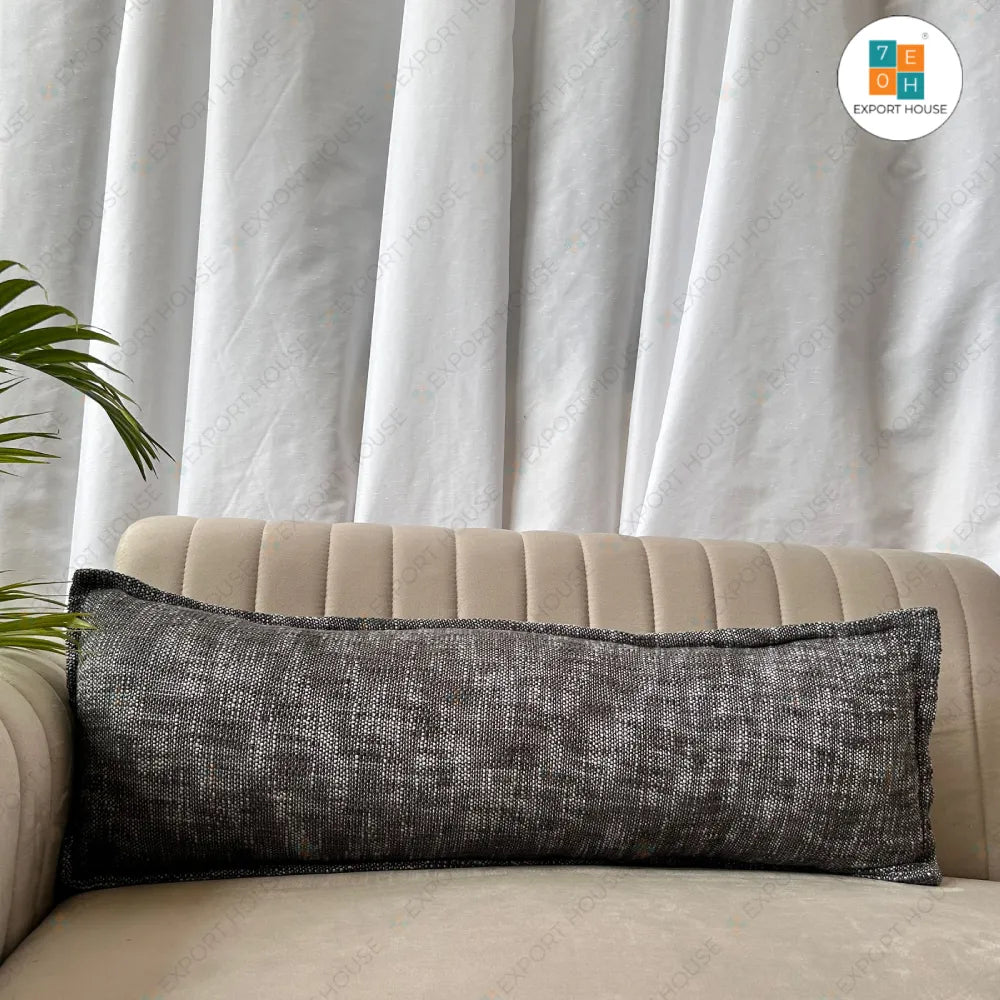 Export House Slub cotton Boho Lumbar Cover - Size:30cm x 91cm (12" x 36")