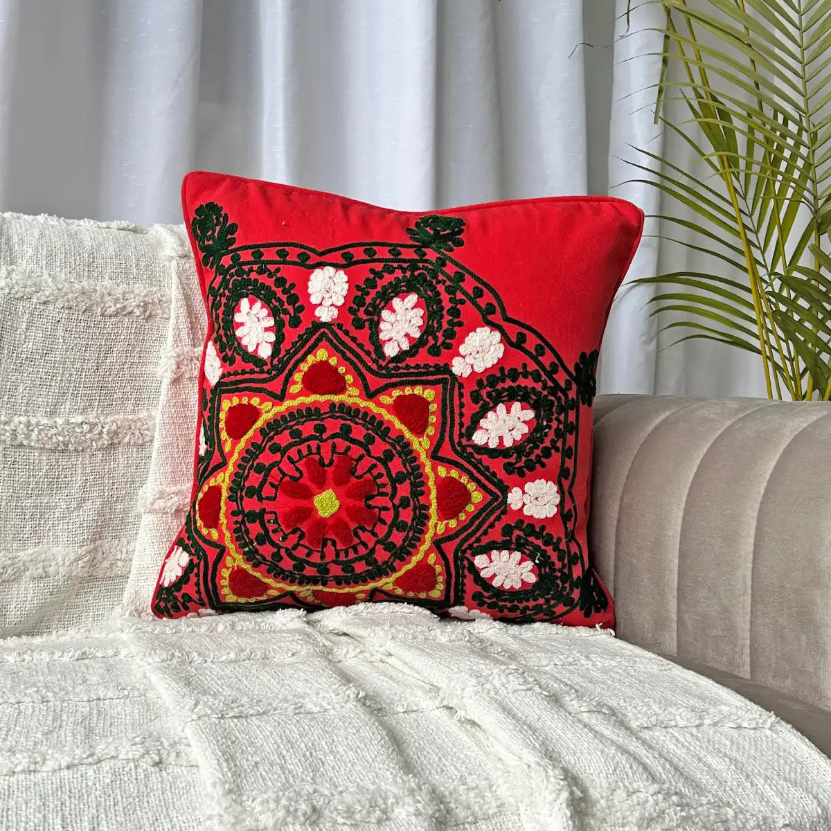 Luxurious Hand-Embroidered Cushion Covers | Export House