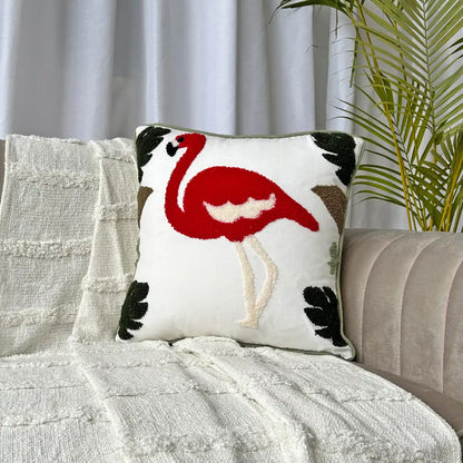 Flamingo fantasy - Premium Cushion Cover