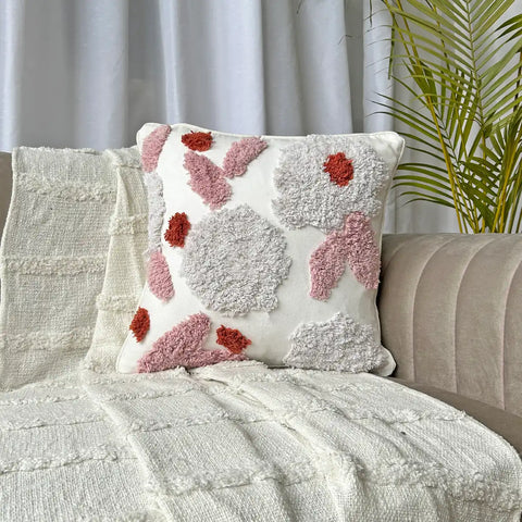 Blush petal bloom - Premium Cushion Cover