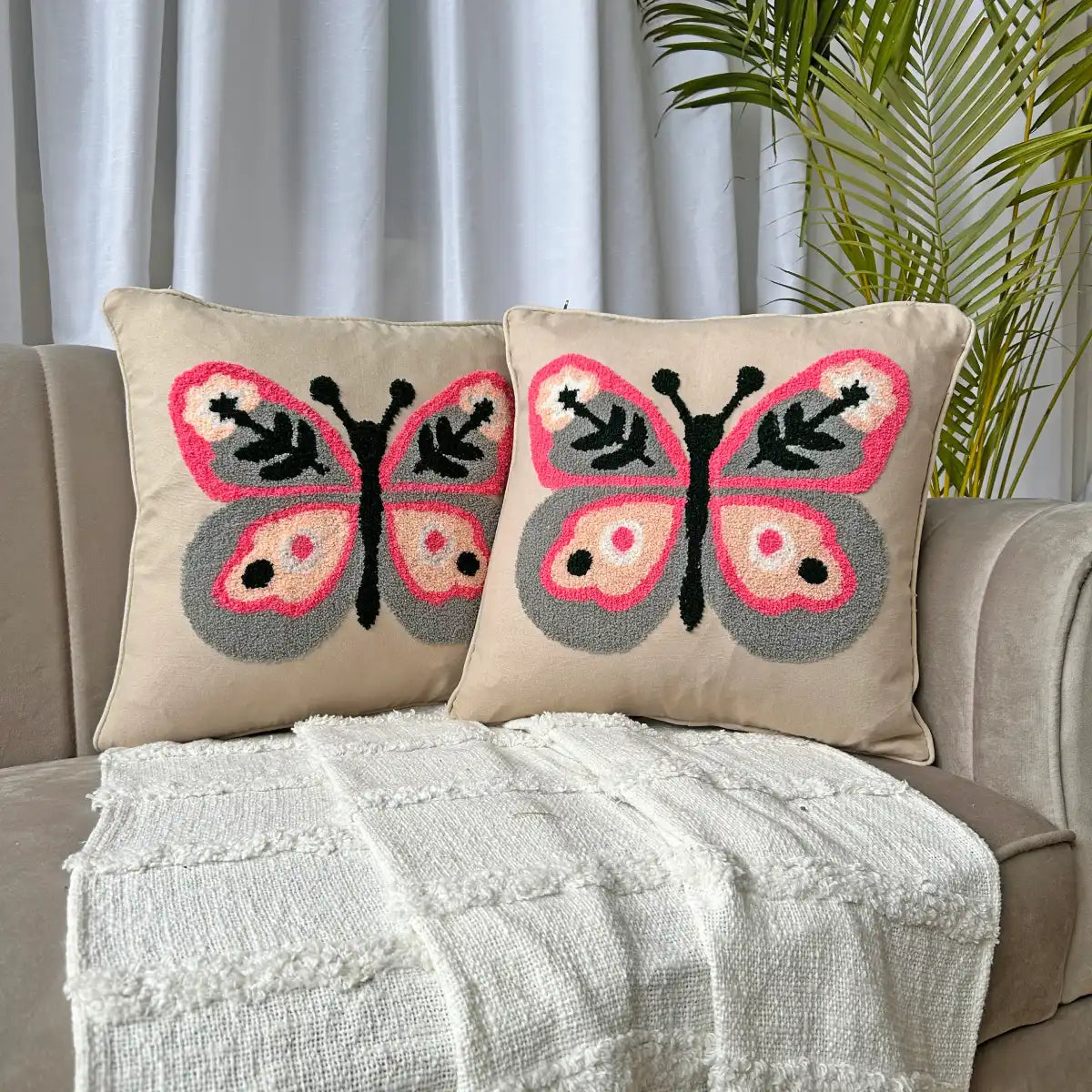 Exquisite Aari Work Cushion Covers Online for Sofa | Export House