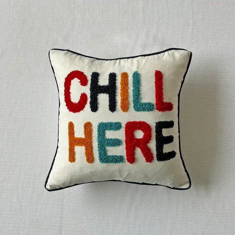 Chill here spot -  Premium Cushion Cover