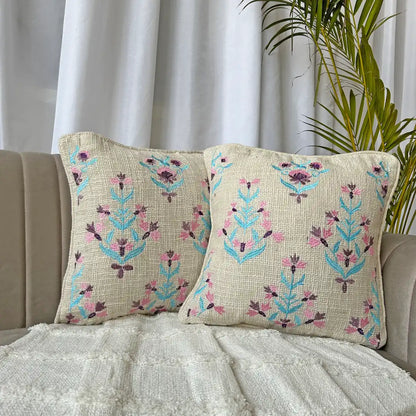 Wine Petal Twilight - Premium Cushion Cover