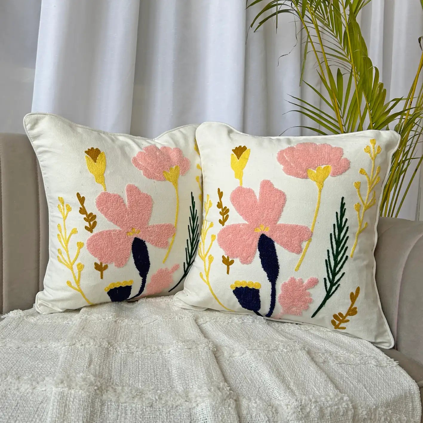 Peach petal - Cushion Cover