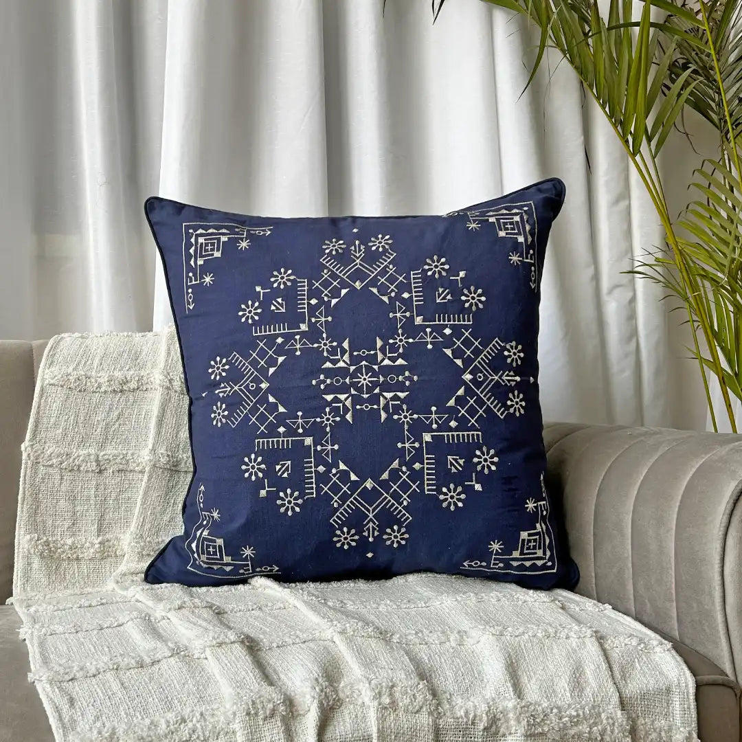 Blue bliss - Premium Cushion Cover